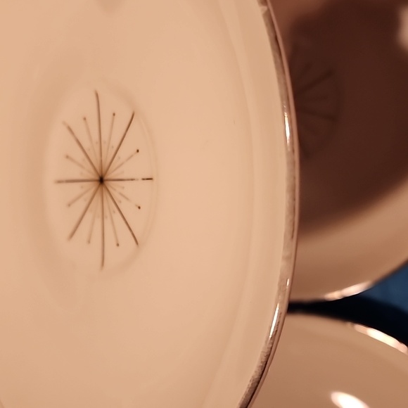 Modern Star Vintage Atomic MCM 6.5" Plates, Made In USA - Picture 3 of 6